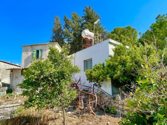 Large village plot with existing house