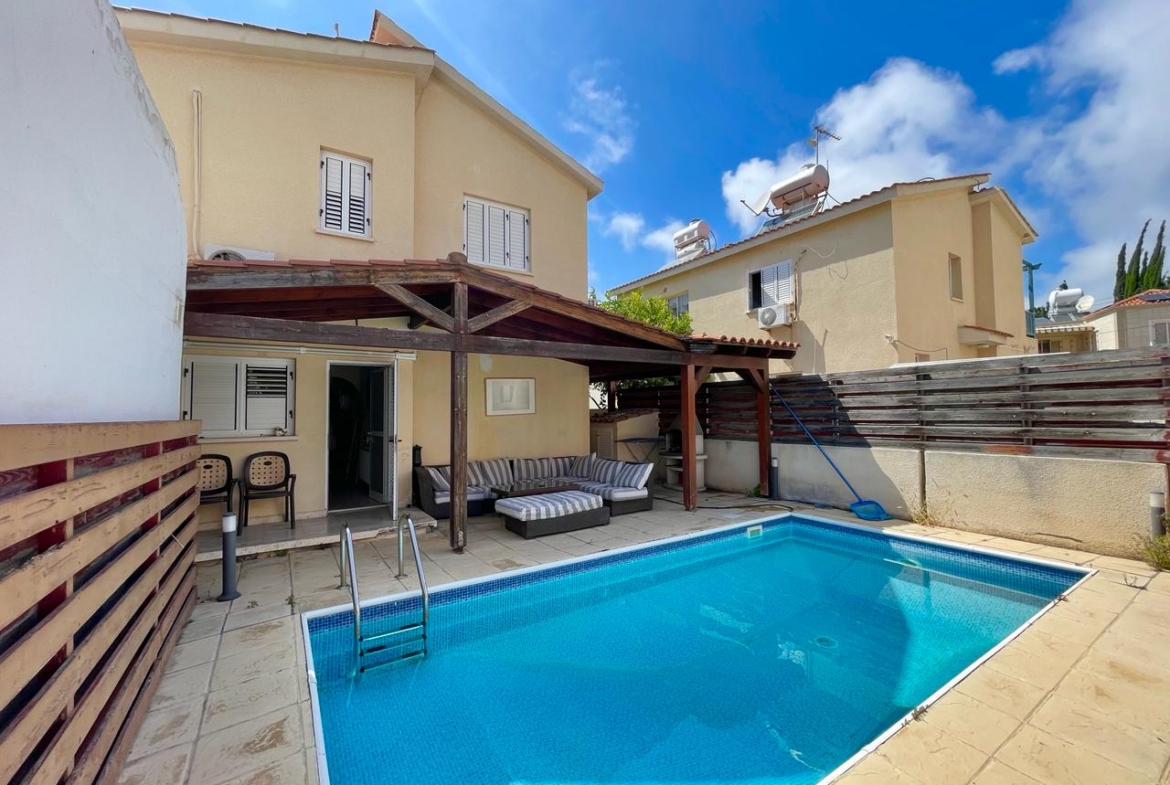 3-Bedroom Villa with a Private Pool and Covered Veranda