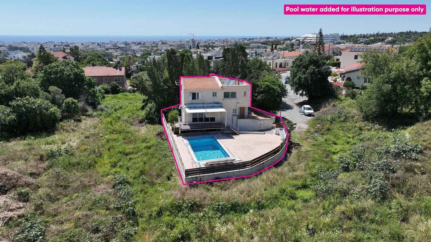 key-ready-villa-property-for-sale-paphos-cyprus23 Three-Bedroom Villa with a Private Pool and basement