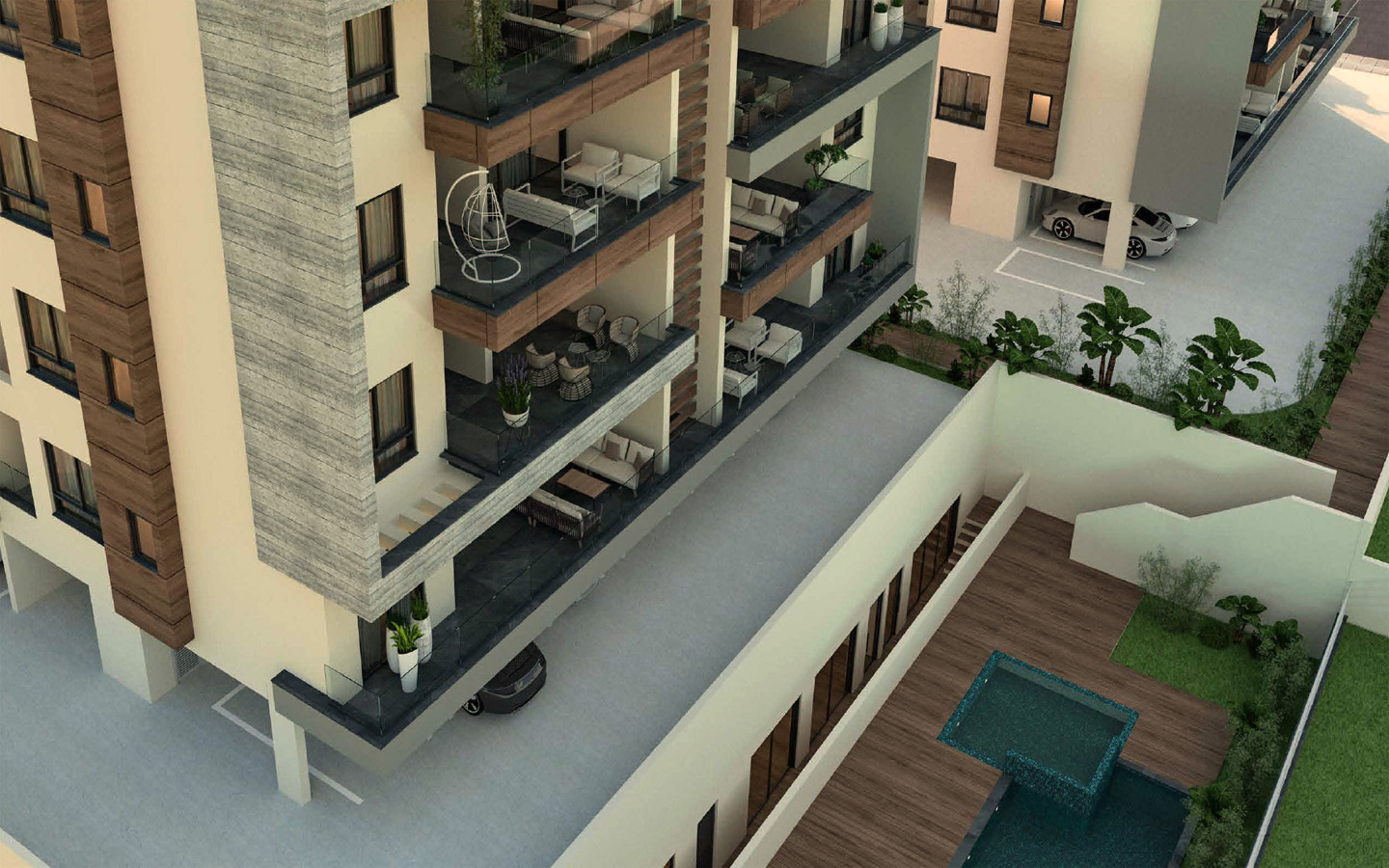 1-Bedroom Apartment in an Elite Complex with a Swimming Pool