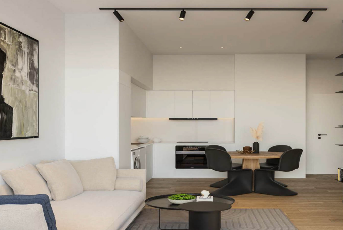 One-Bedroom Apartment with Sea View in an Elite Residential Complex