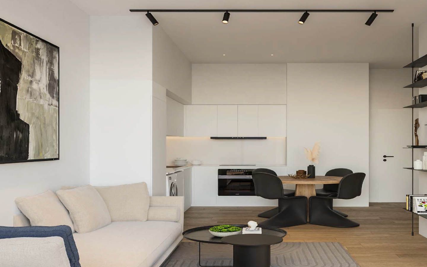 One-Bedroom Apartment with Sea View in an Elite Residential Complex