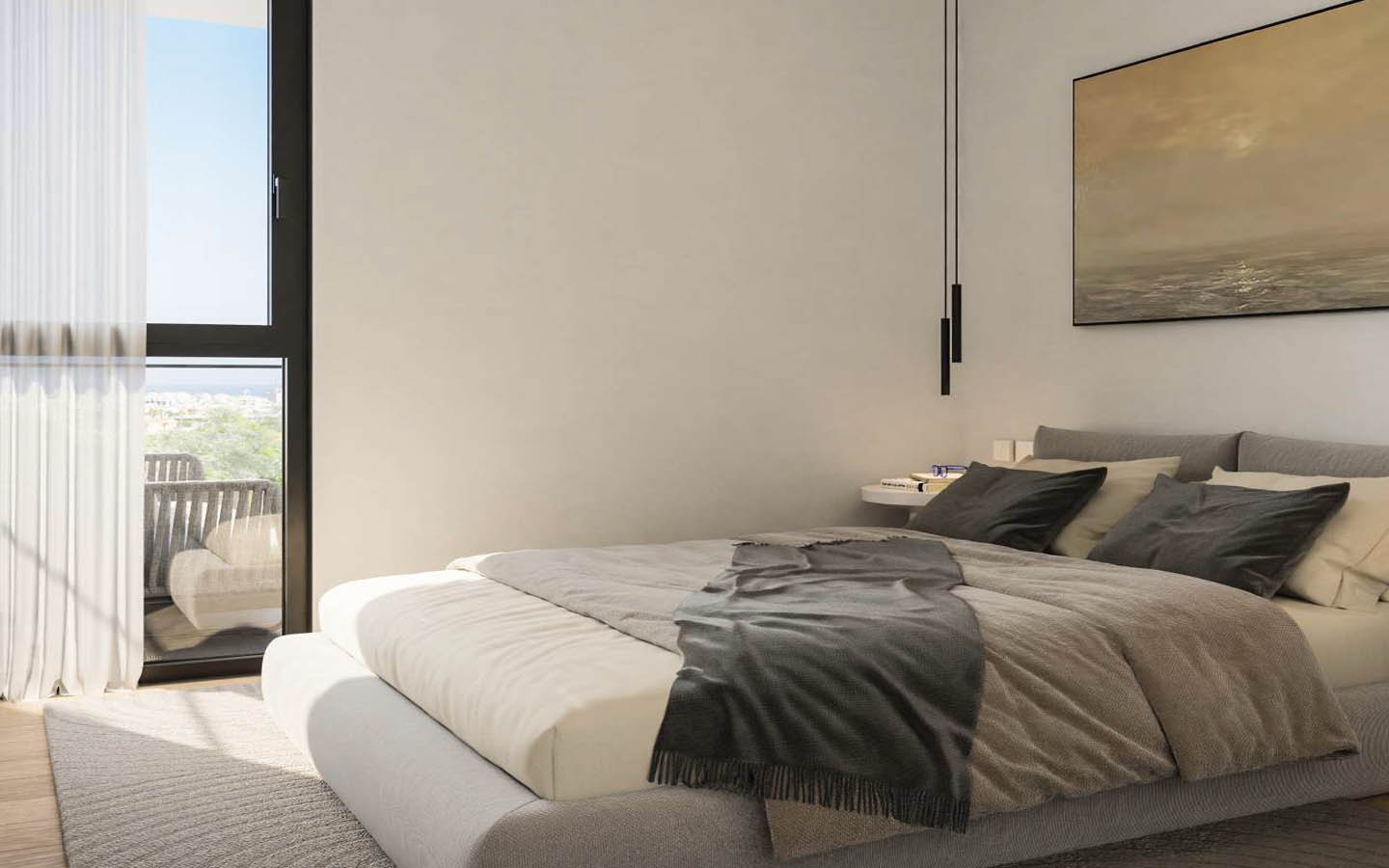 One-Bedroom Apartment with Sea View in an Elite Residential Complex