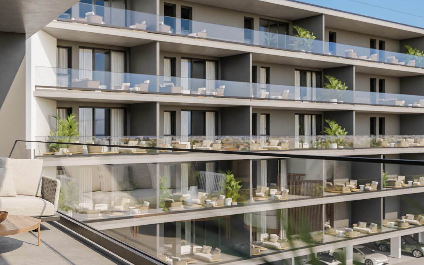 One-Bedroom Apartment with Sea View in an Elite Residential Complex