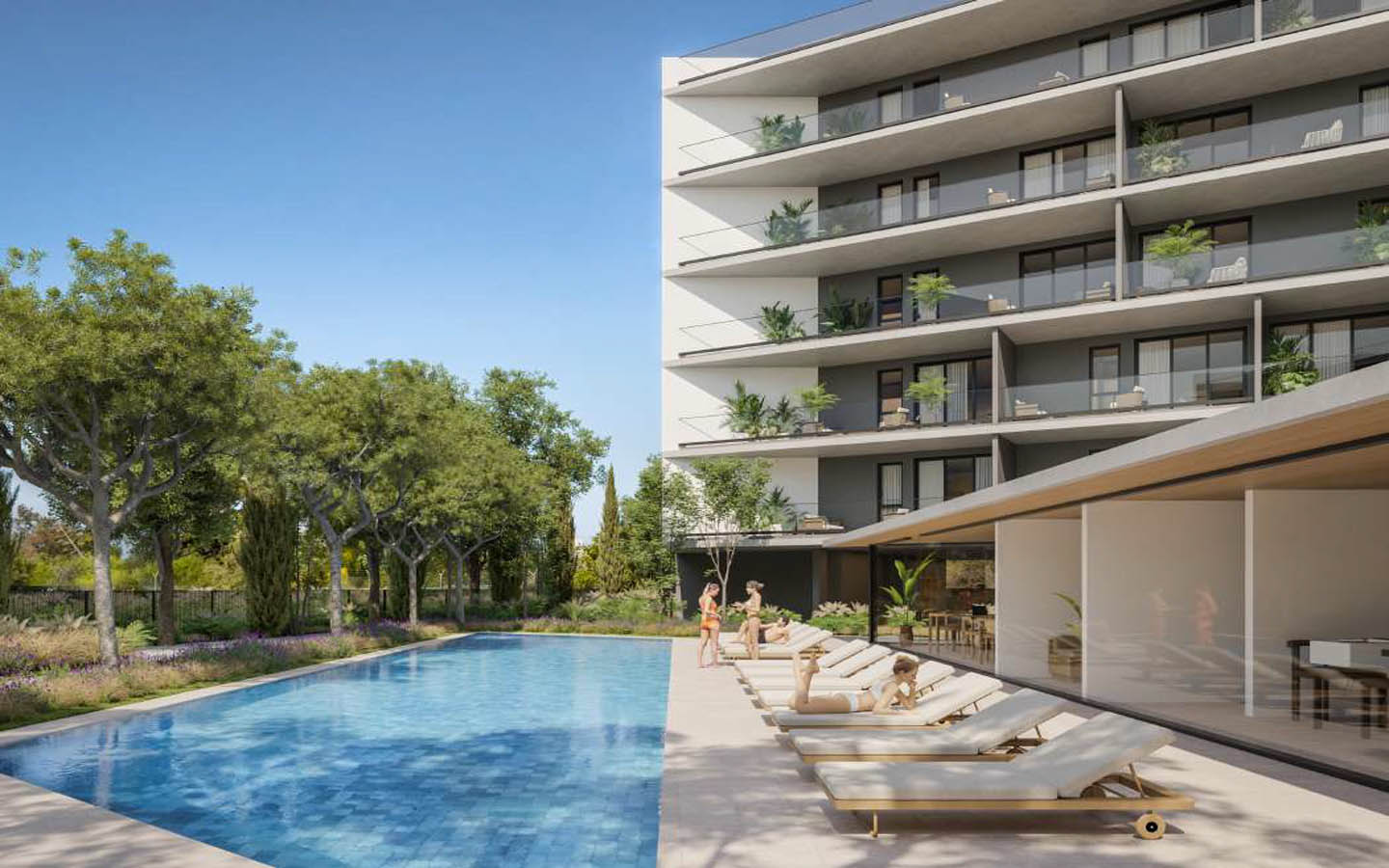 One-Bedroom Apartment with Sea View in an Elite Residential Complex
