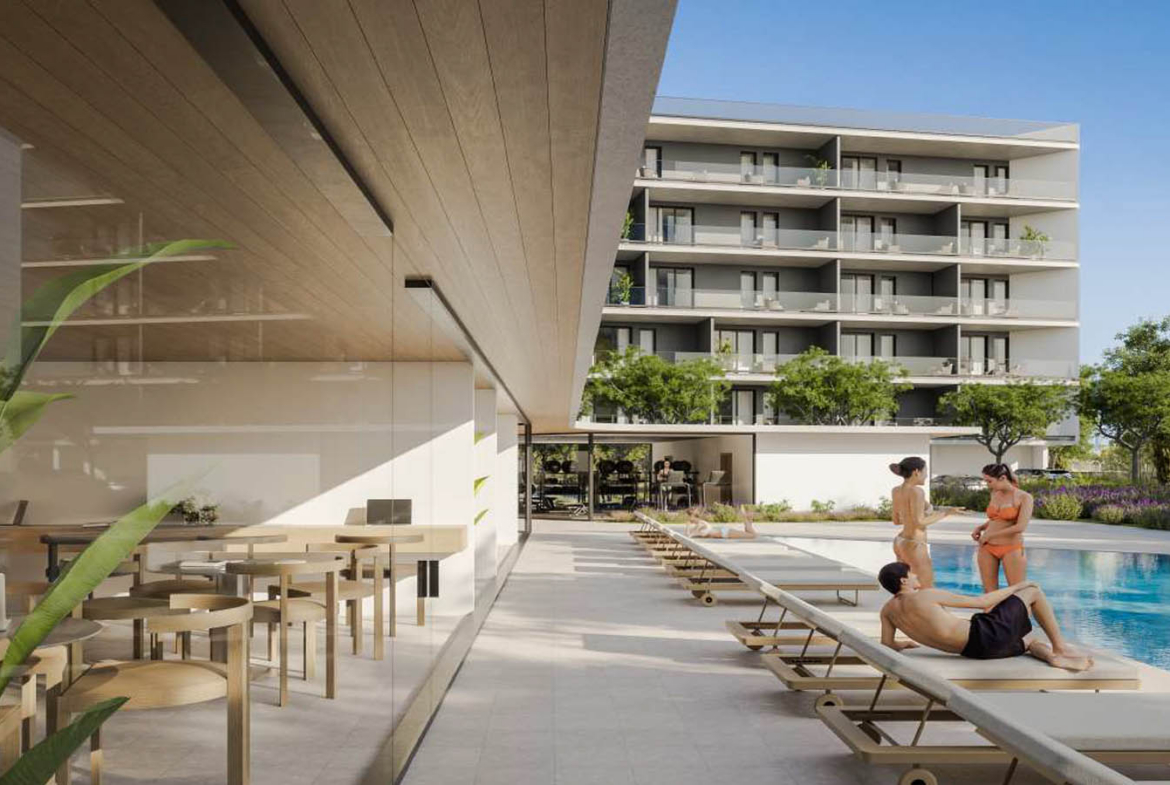 One-Bedroom Apartment with Sea View in an Elite Residential Complex