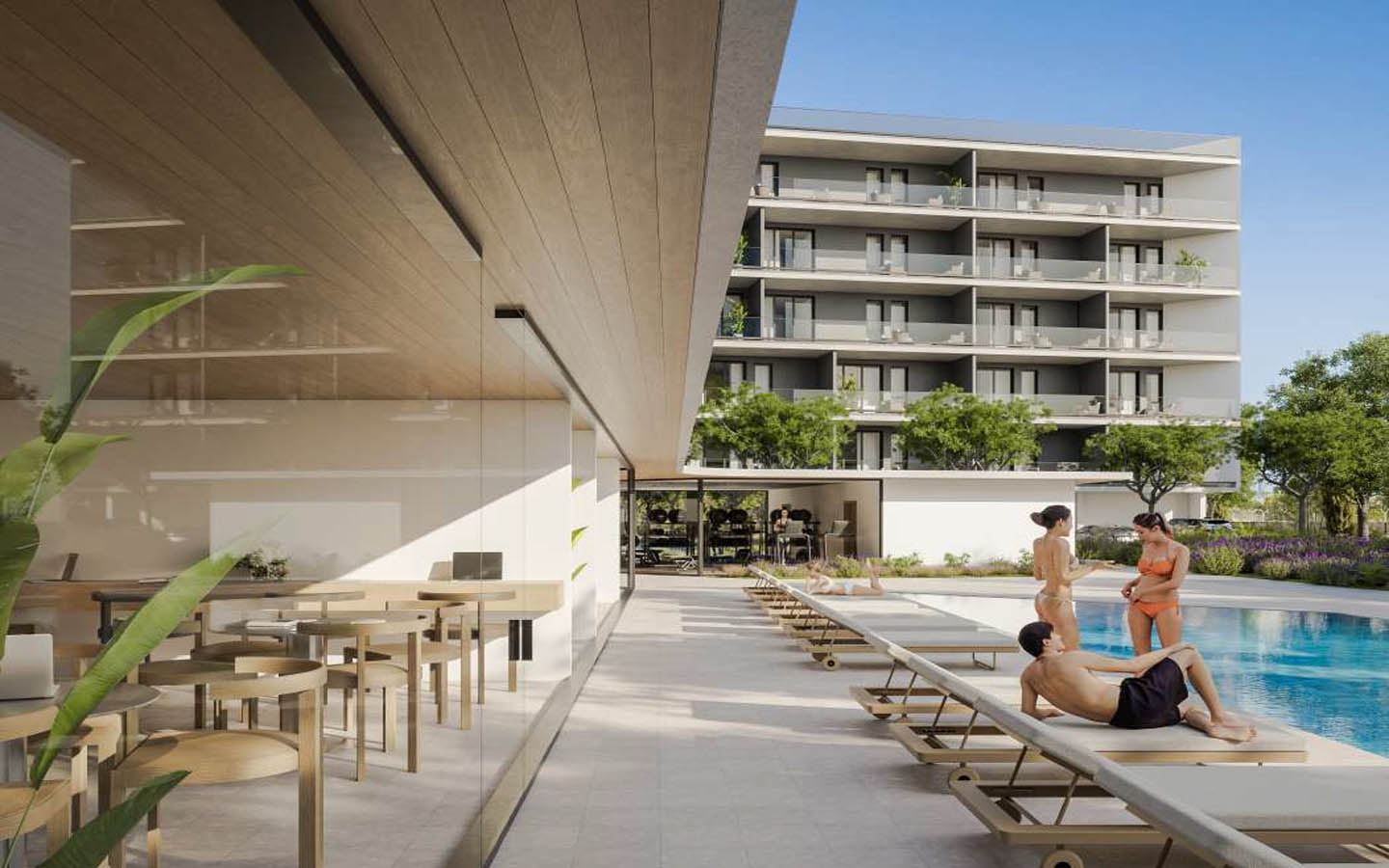 One-Bedroom Apartment with Sea View in an Elite Residential Complex
