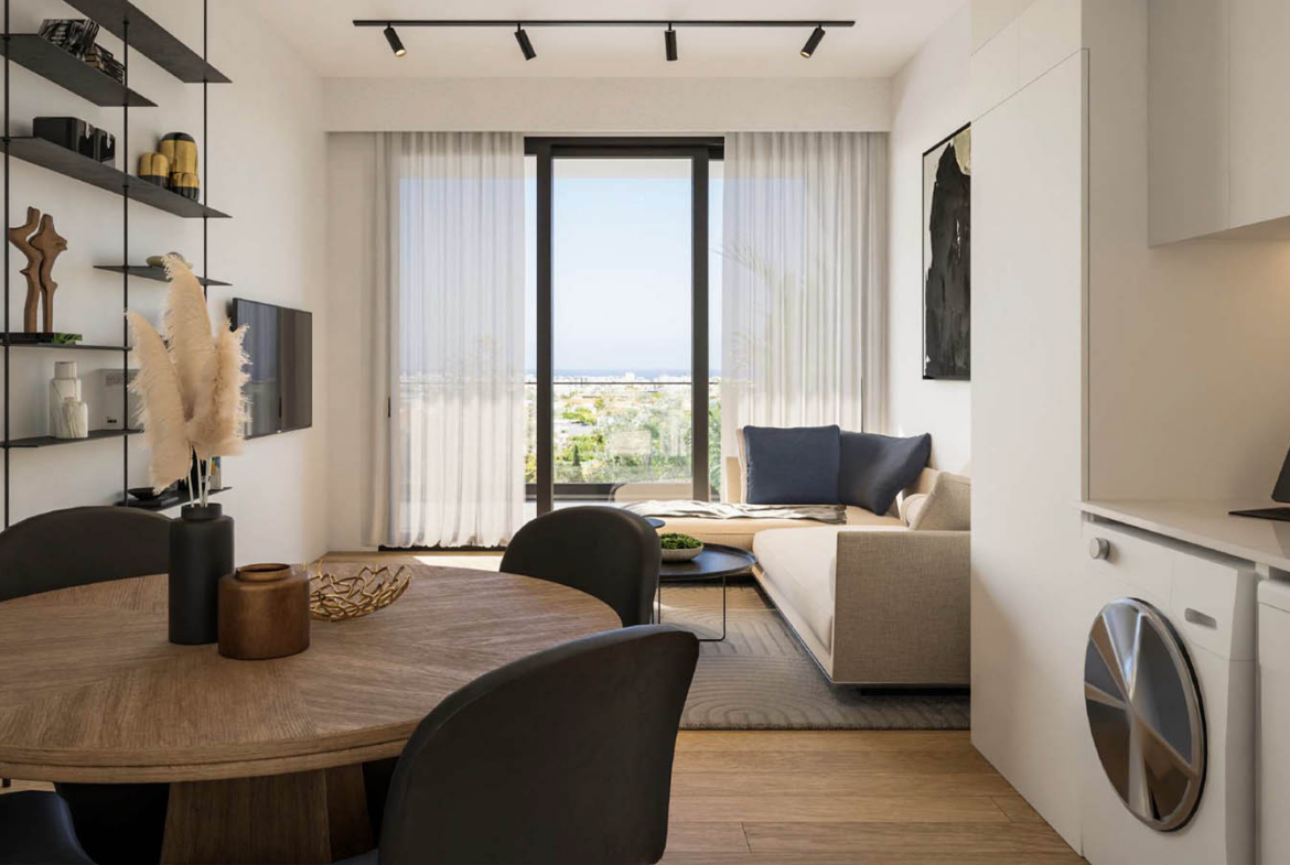 One-Bedroom Apartment with Sea View in an Elite Residential Complex