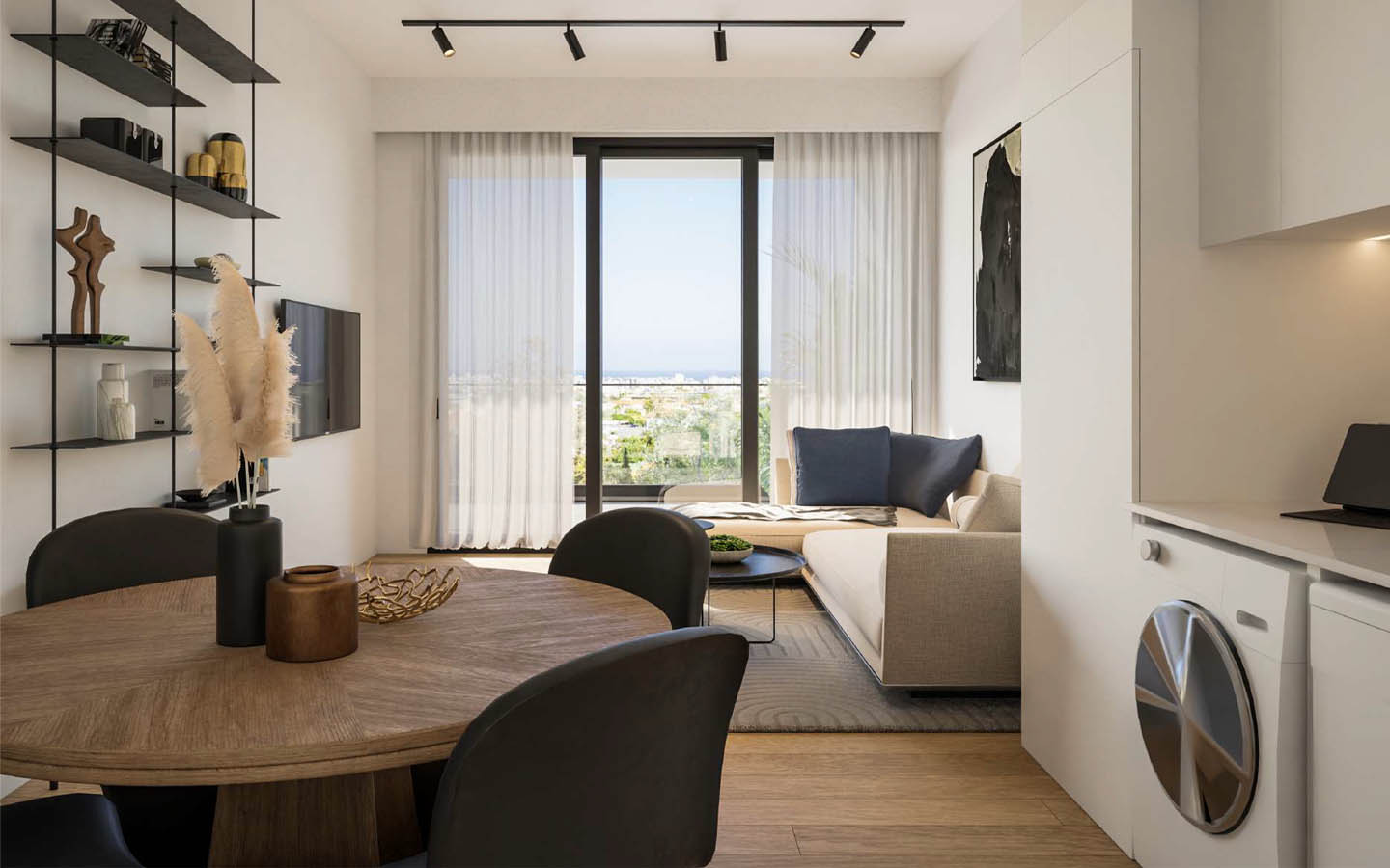 One-Bedroom Apartment with Sea View in an Elite Residential Complex