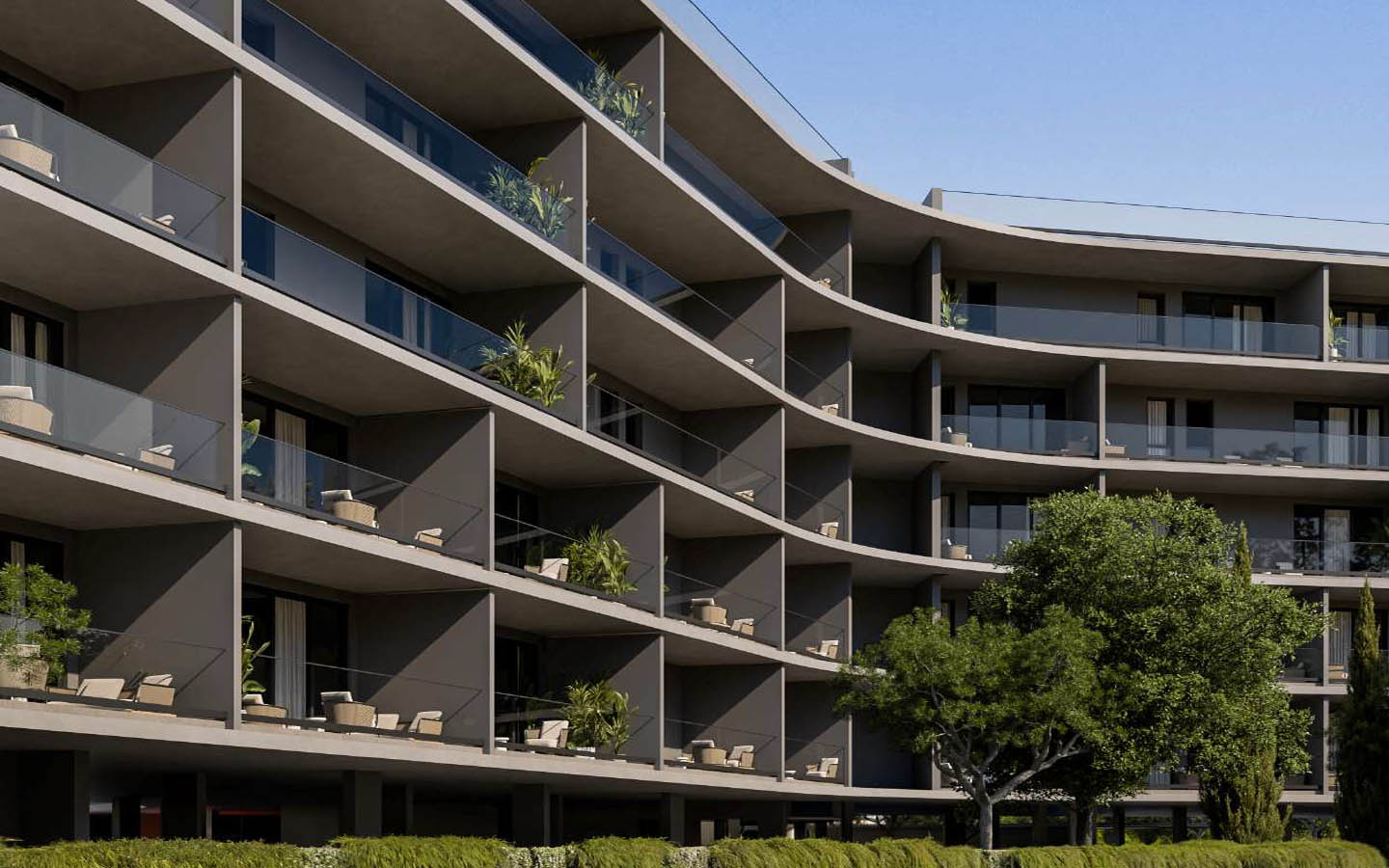 One-Bedroom Apartment with Sea View in an Elite Residential Complex