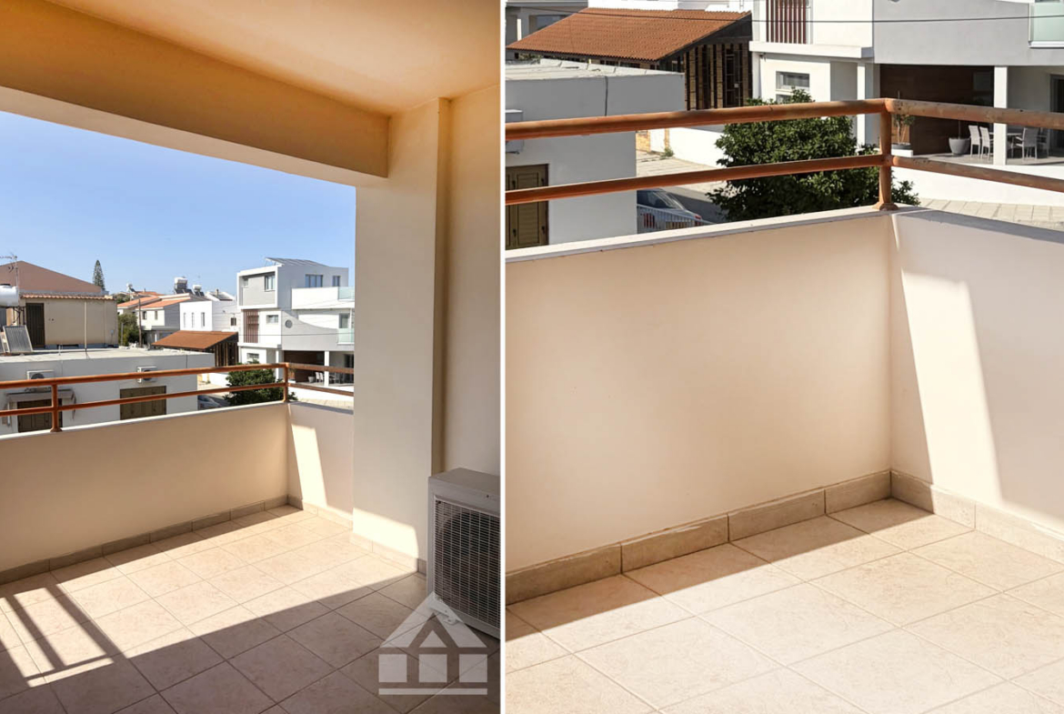 2-Bedroom Apartment with Two Balconies
