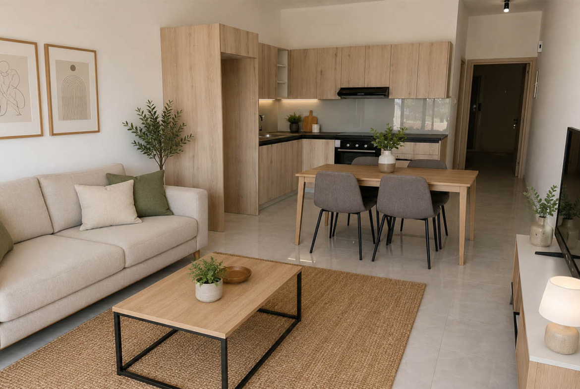 1-Bedroom Apartment with a Large Veranda and Beautiful Sea Views