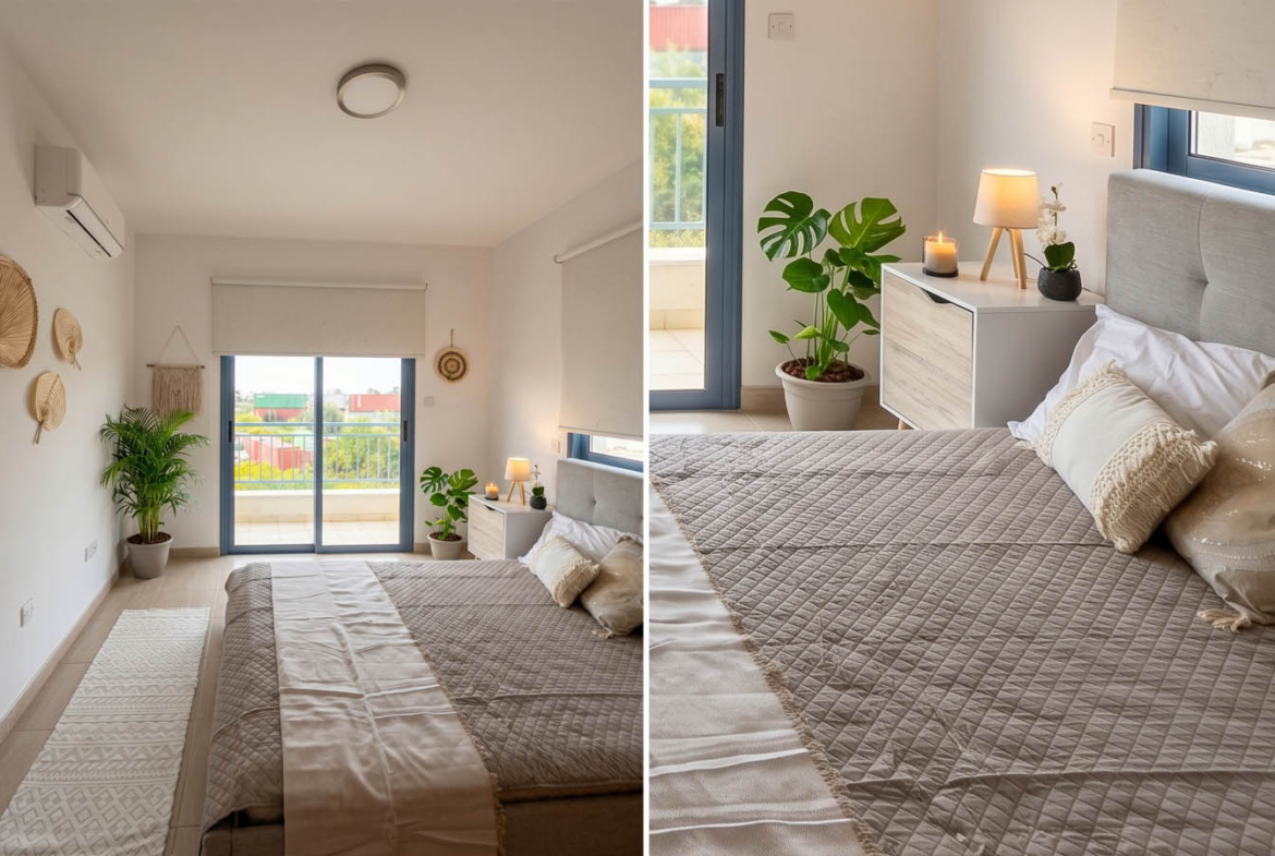 Spacious 1-Bedroom Penthouse with a Cozy Interior