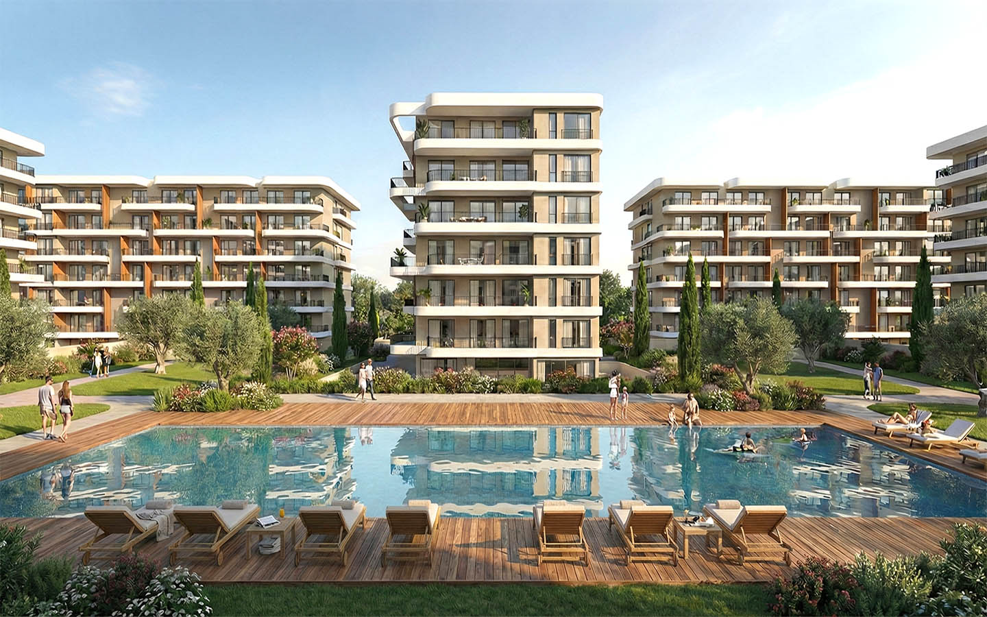 Apartments in an Elite Complex with Wellness Infrastructure