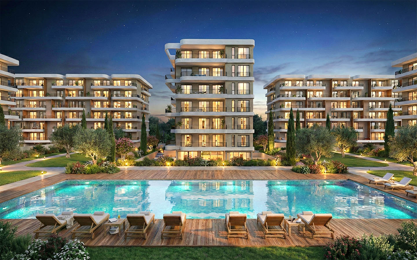 Apartments in an Elite Complex with Wellness Infrastructure