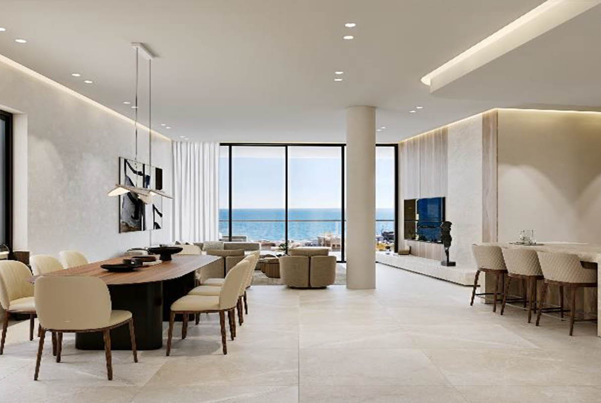 Two-Bedroom Apartments in a Prestigious Residence by the Sea