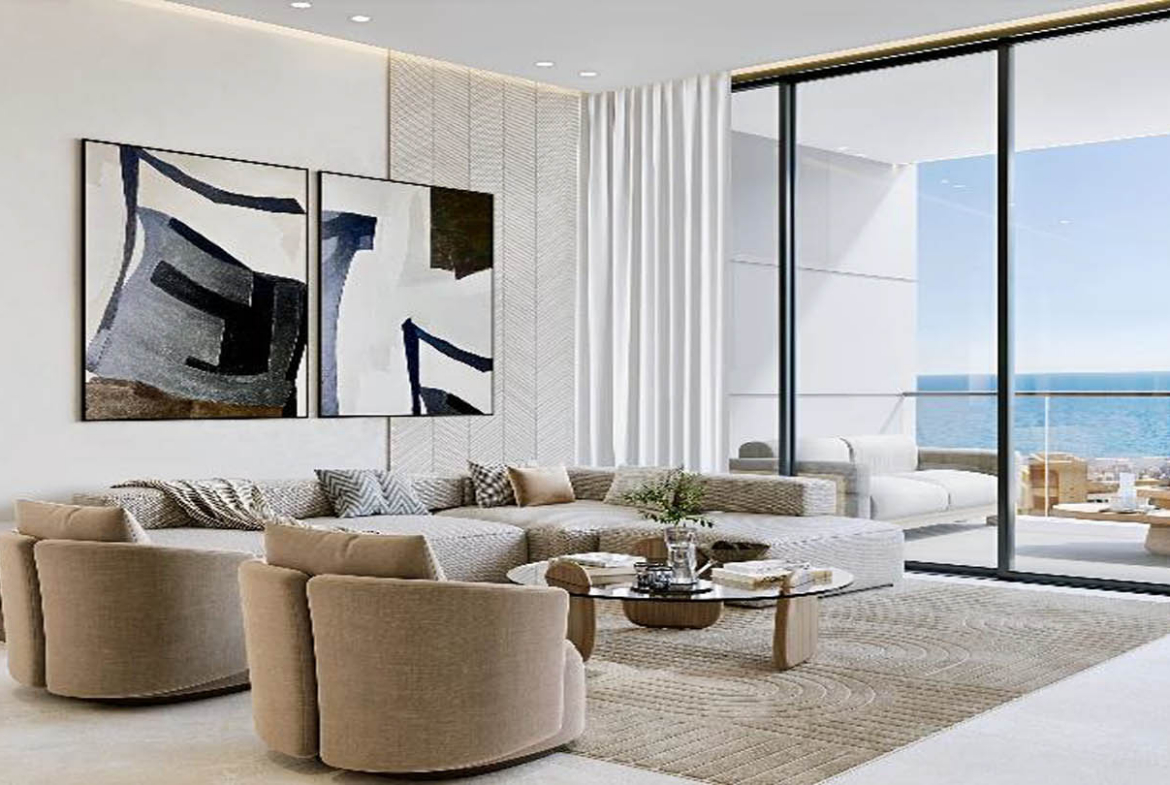 Two-Bedroom Apartments in a Prestigious Residence by the Sea