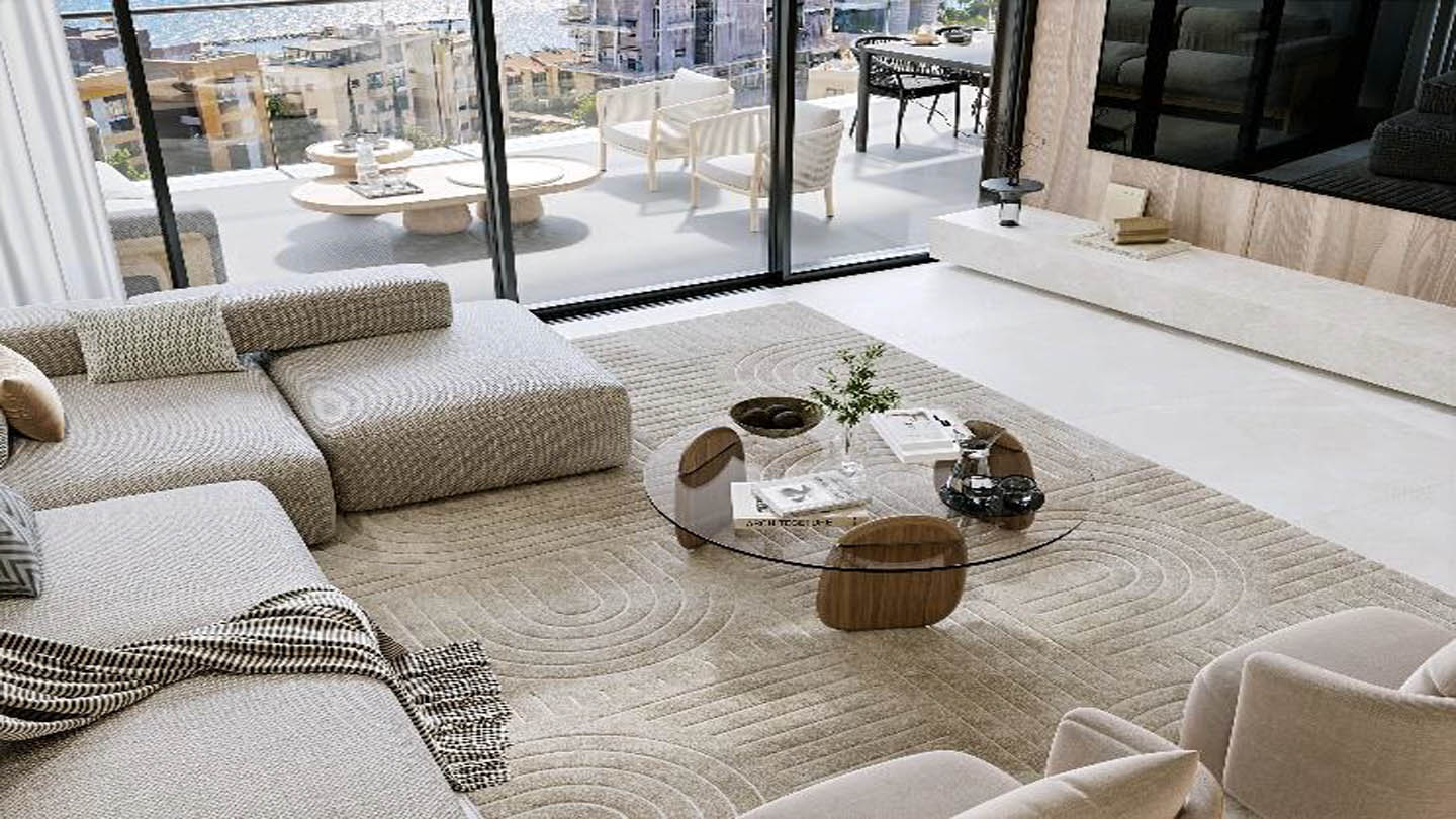 Two-Bedroom Apartments in a Prestigious Residence by the Sea