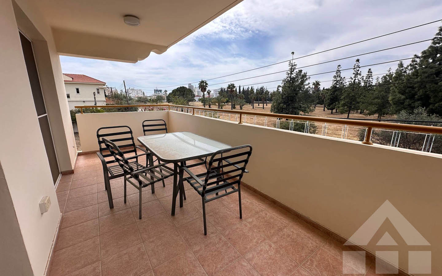 nice-apartment-for-sale-larnaca-cyprus5 3-Bedroom Apartment with a Spacious Balcony and Views of Green Surroundings