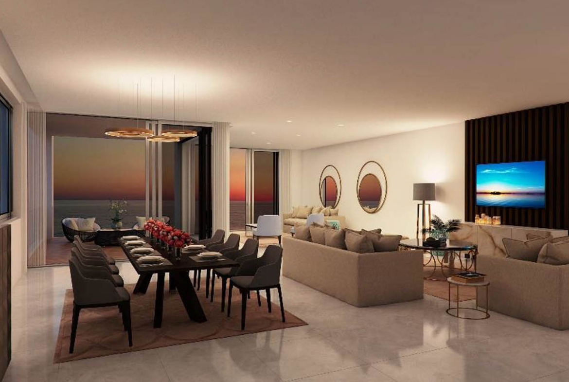 Three-Bedroom Apartment on the 5th Floor with Panoramic Sea Views