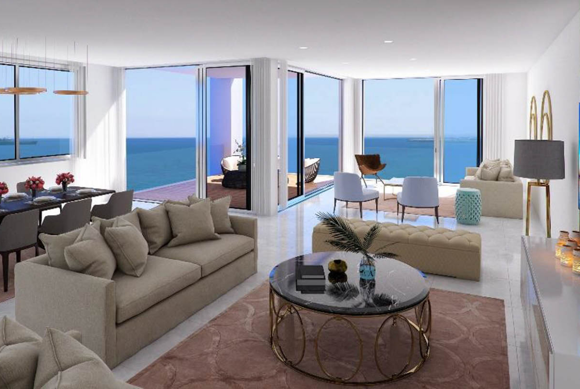 Three-Bedroom Apartment on the 5th Floor with Panoramic Sea Views