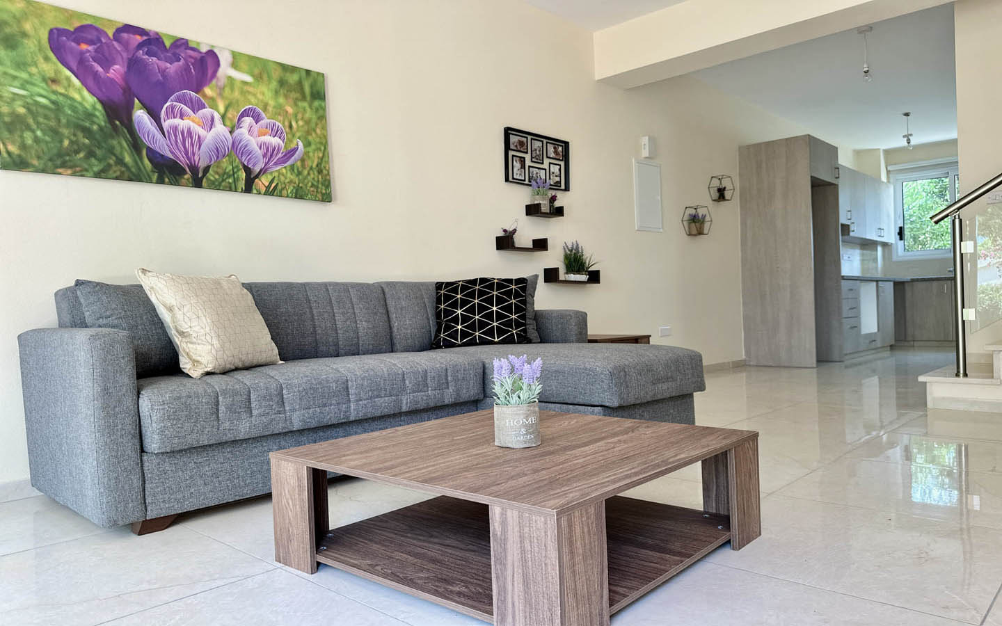 A 3-bedroom villa, radiating an atmosphere of lightness and harmony