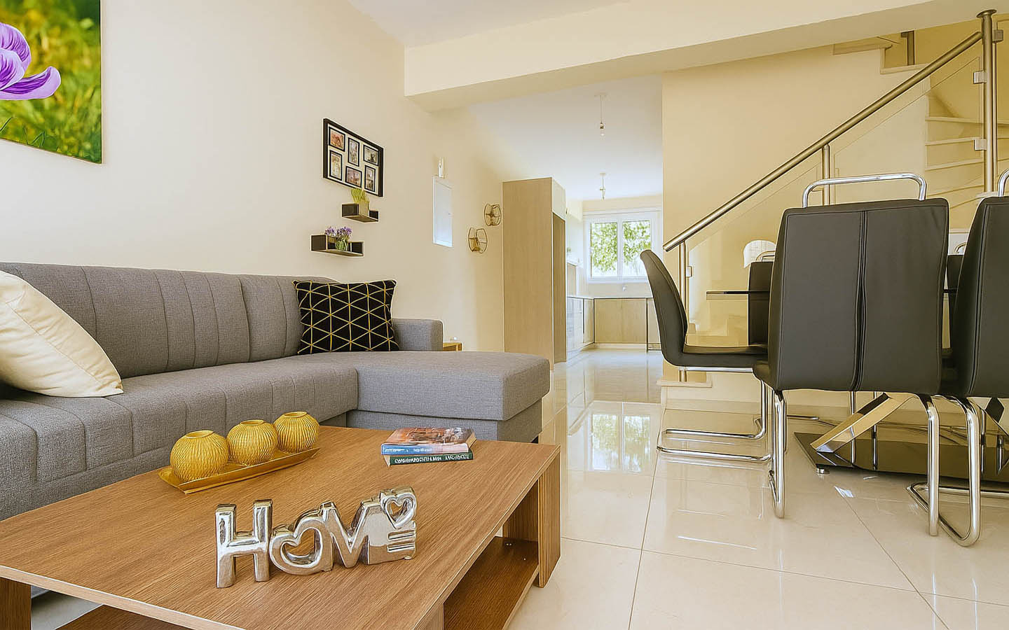 A 3-bedroom villa, radiating an atmosphere of lightness and harmony