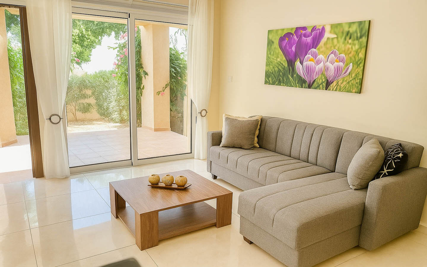 A 3-bedroom villa, radiating an atmosphere of lightness and harmony