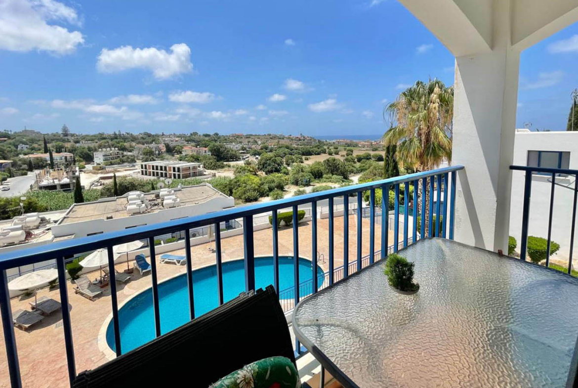 2-bedroom apartment with a large veranda and sea views