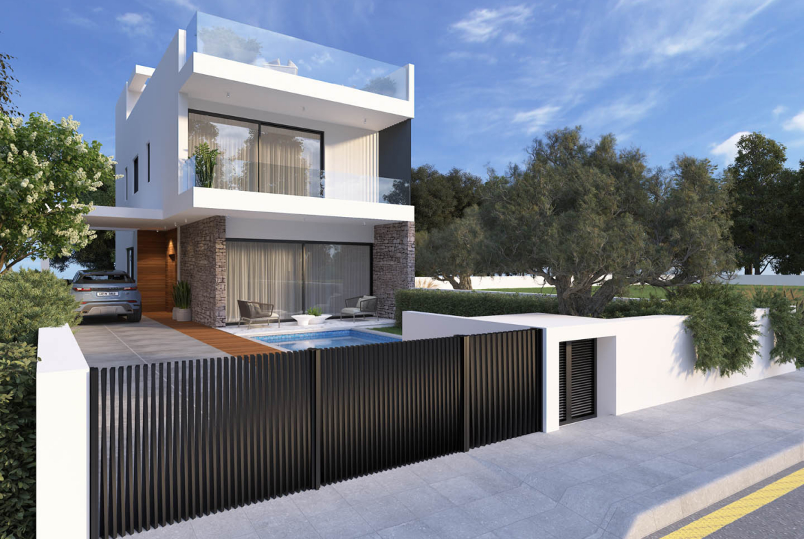 Luxury 3-Bedroom Villa with a Private Leisure Area and the Option of a Roof Garden