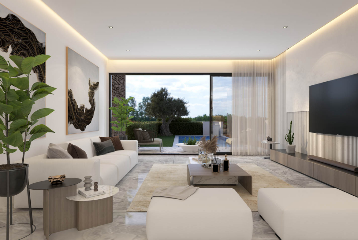 Luxury 3-Bedroom Villa with a Private Leisure Area and the Option of a Roof Garden