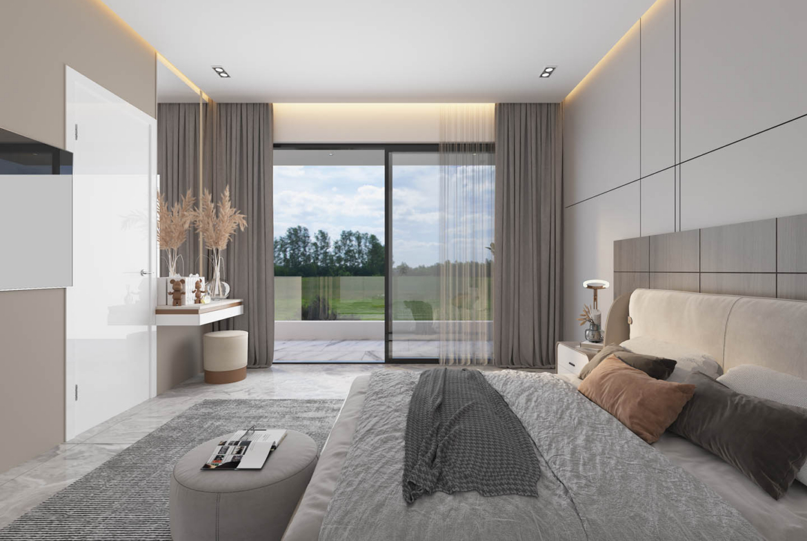 Luxury 3-Bedroom Villa with a Private Leisure Area and the Option of a Roof Garden