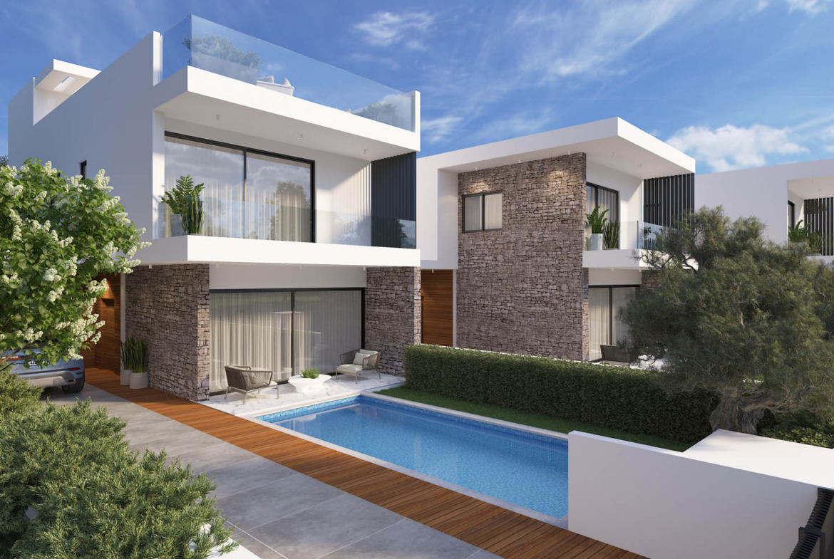 Luxury 3-Bedroom Villa with a Private Leisure Area and the Option of a Roof Garden