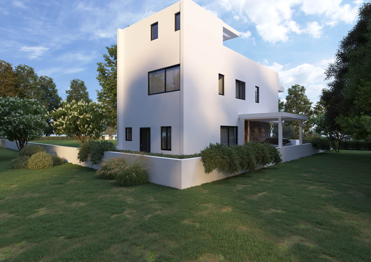 Luxury 3-Bedroom Villa with a Private Leisure Area and the Option of a Roof Garden