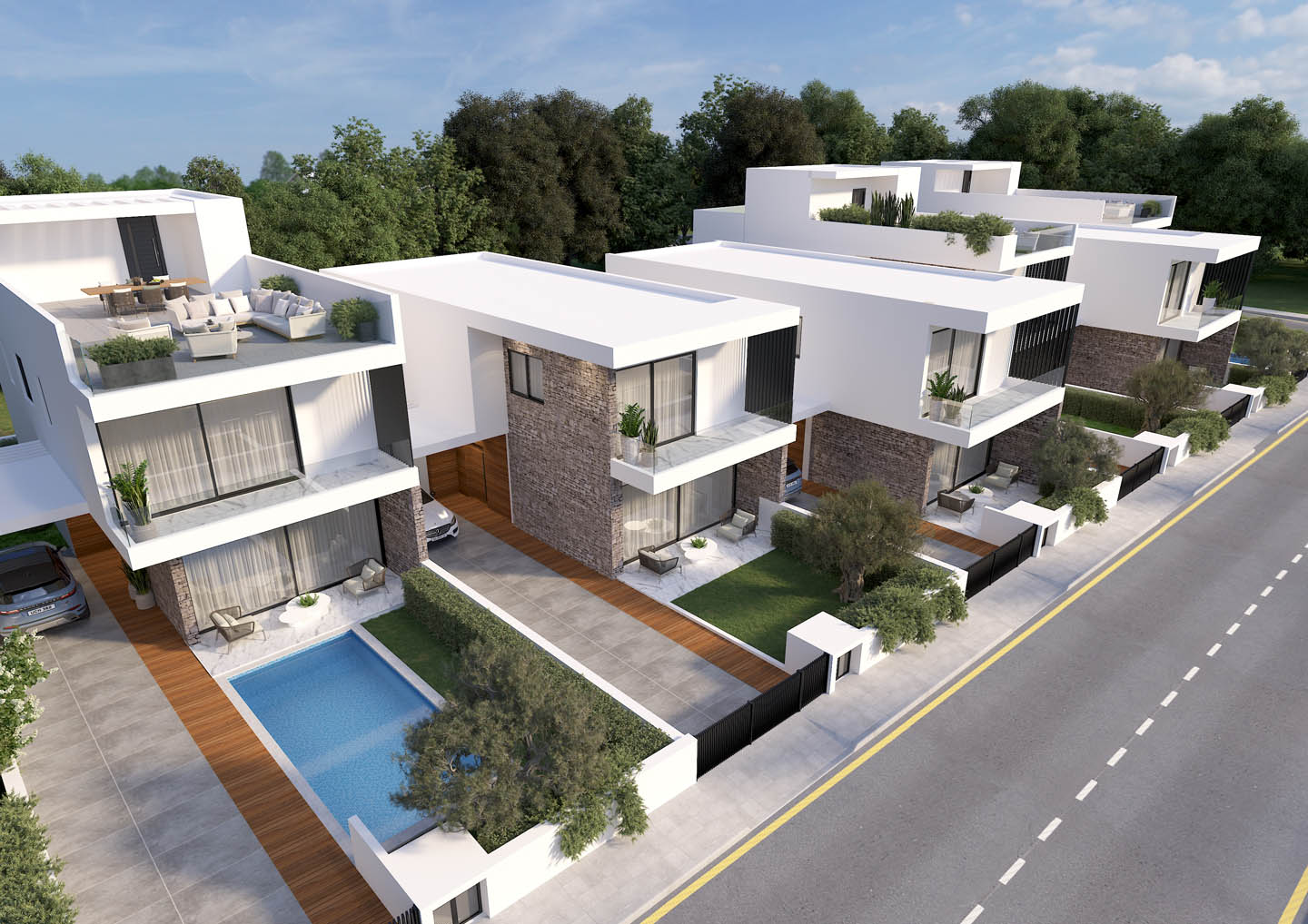 Luxury 3-Bedroom Villa with a Private Leisure Area and the Option of a Roof Garden