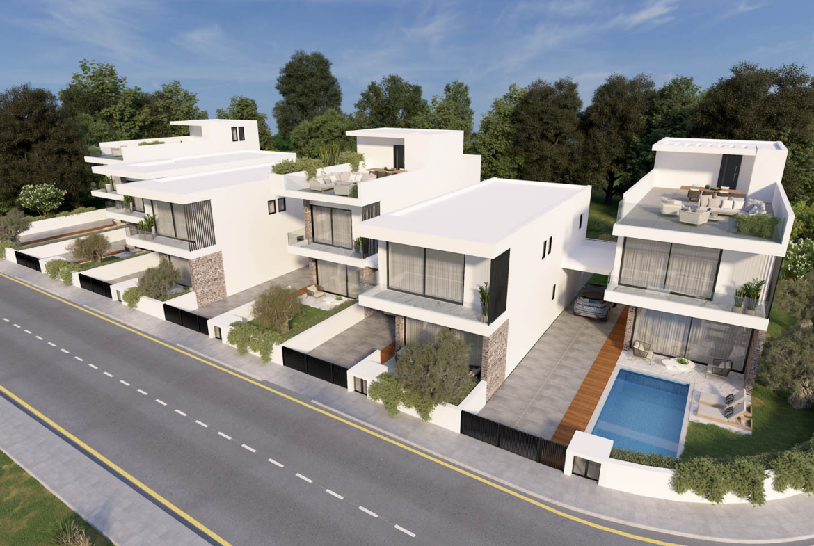 Luxury 3-Bedroom Villa with a Private Leisure Area and the Option of a Roof Garden