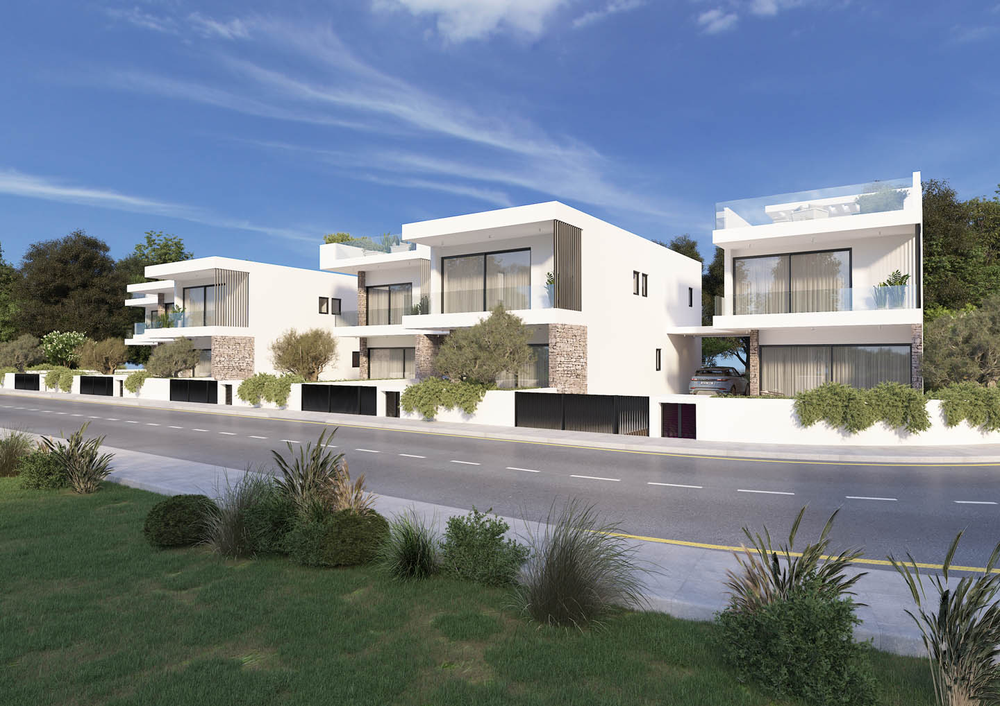 Luxury 3-Bedroom Villa with a Private Leisure Area and the Option of a Roof Garden