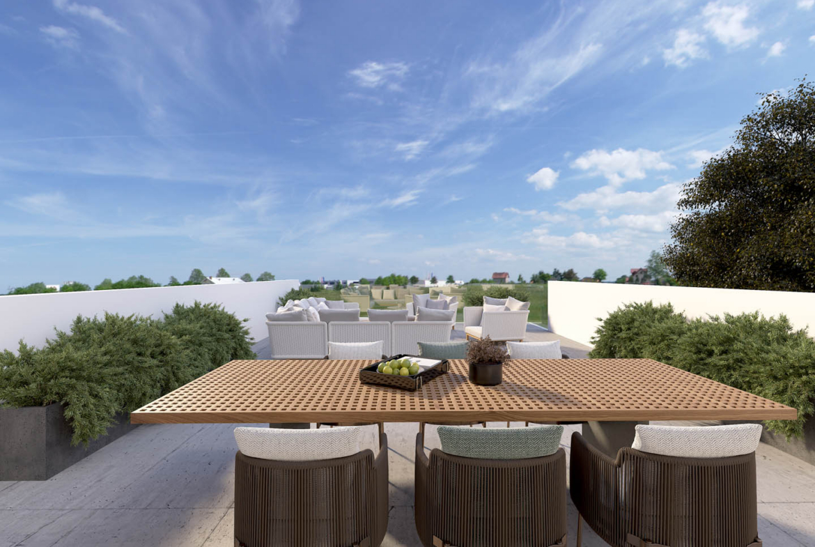 Luxury 3-Bedroom Villa with a Private Leisure Area and the Option of a Roof Garden