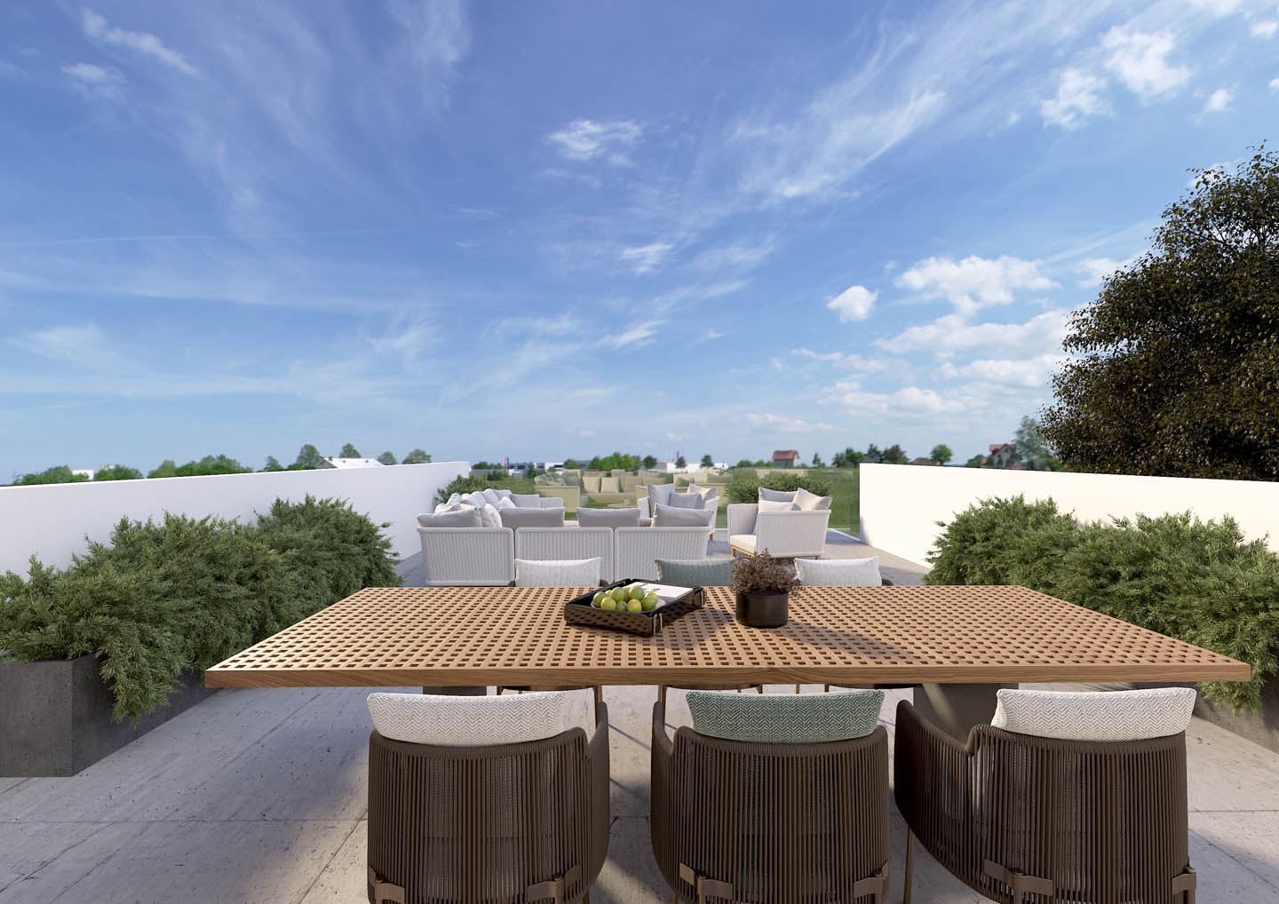 Luxury 3-Bedroom Villa with a Private Leisure Area and the Option of a Roof Garden