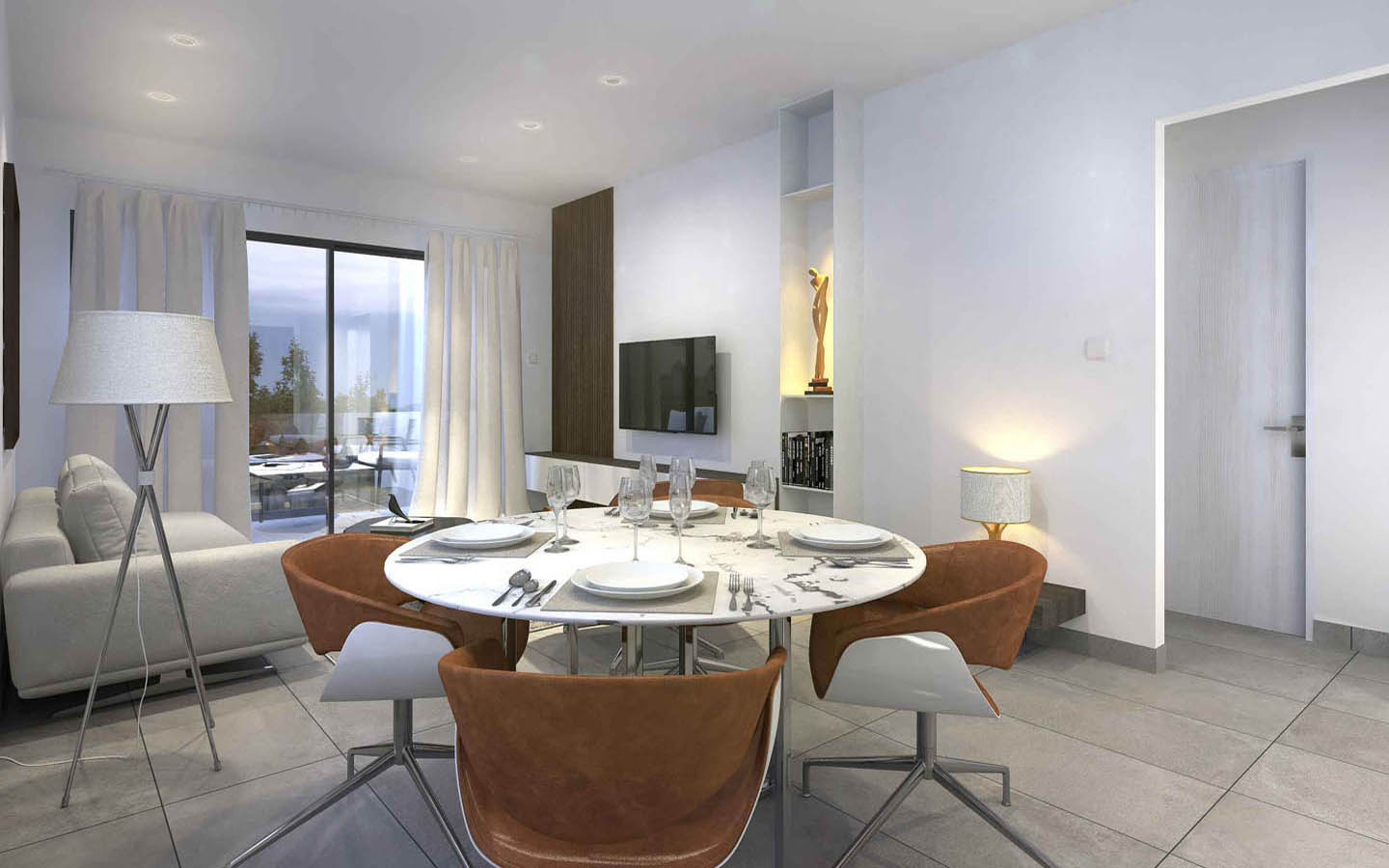2-Bedroom Sea view apartment close to beach