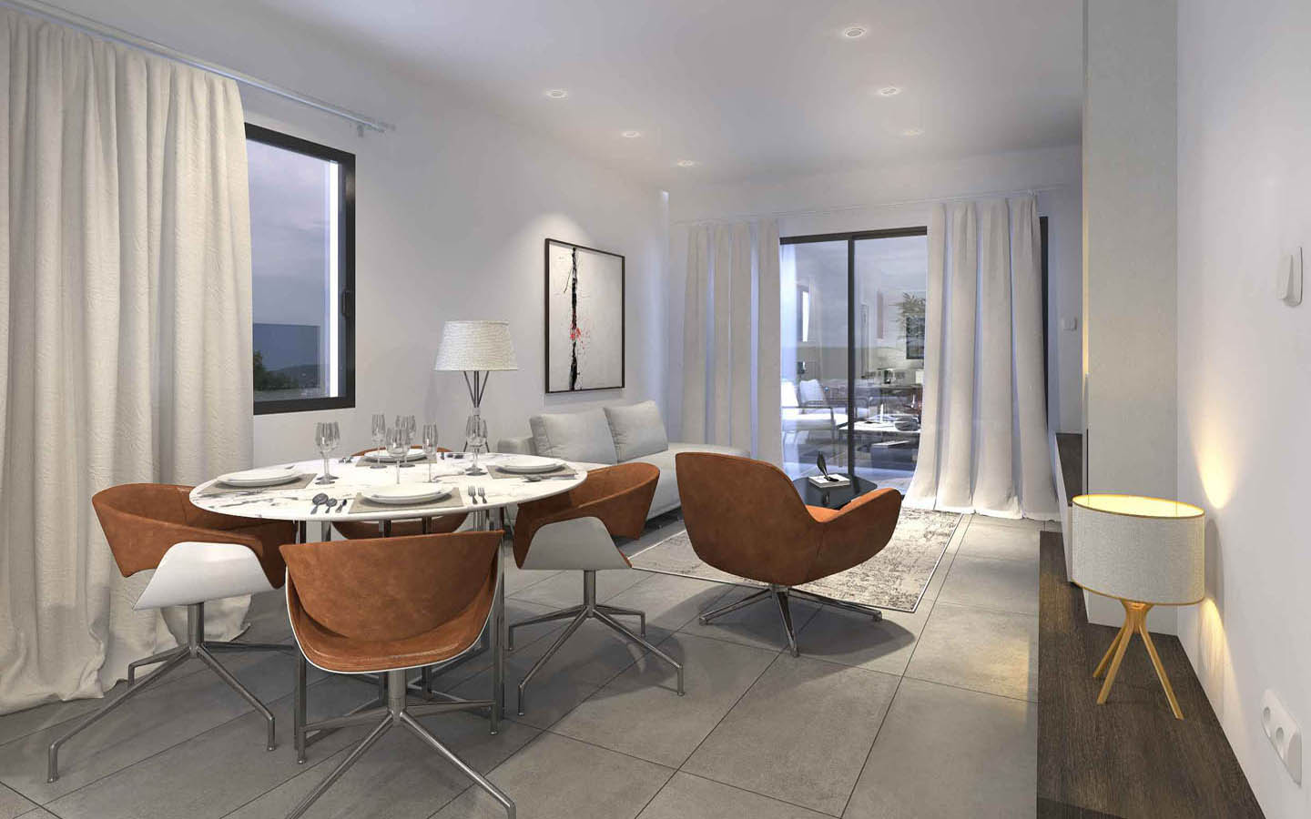 2-Bedroom Sea view apartment close to beach