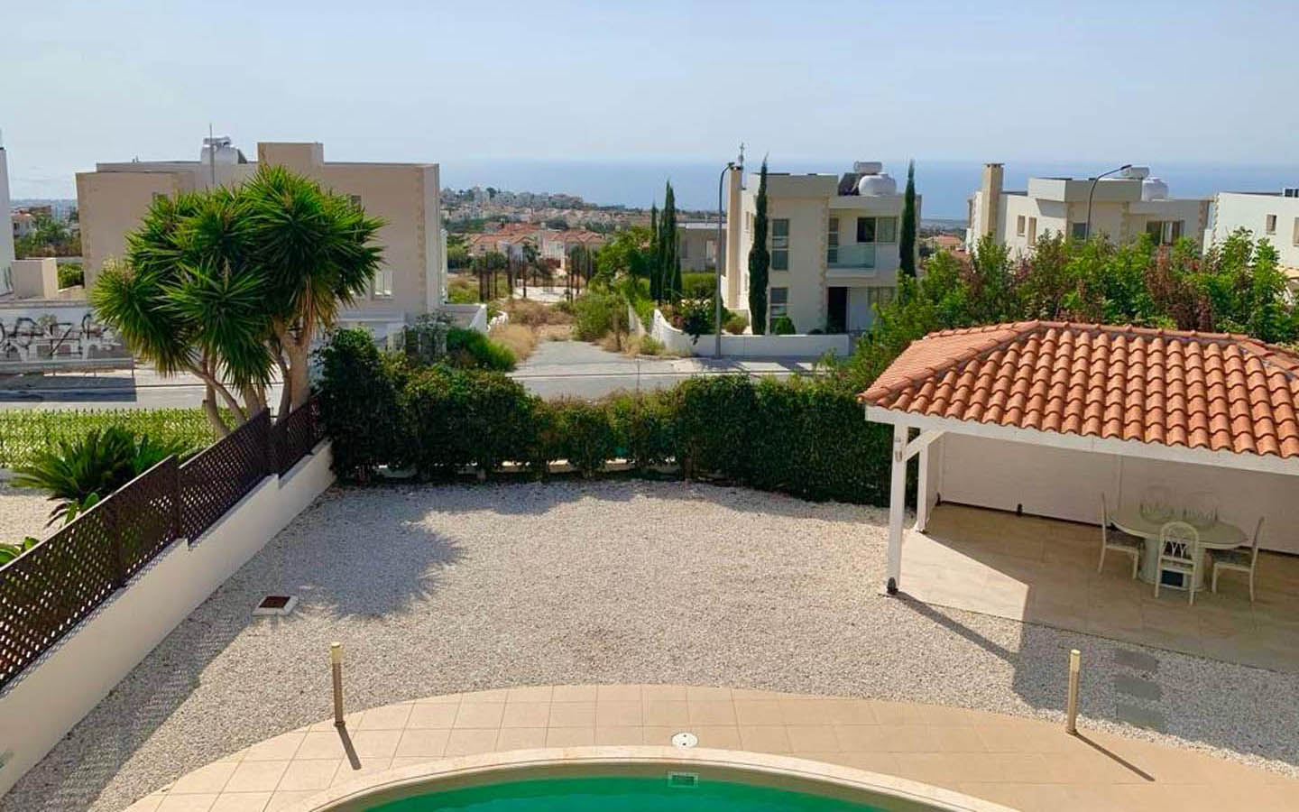 key-ready-villa-cyprus-property-for-sale-pool-sea-views 3-Bedroom Villa with a Distinctive Architectural Feature