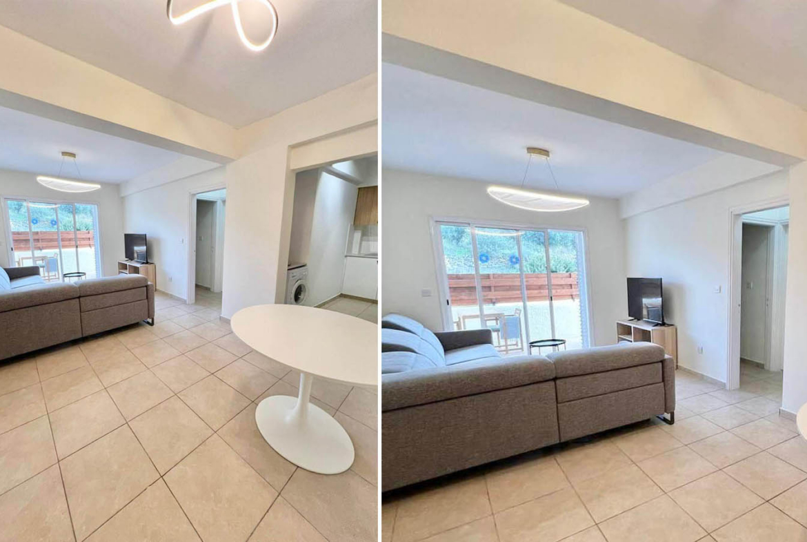 Modern Apartment with a Small Garden and Communal Swimming Pool