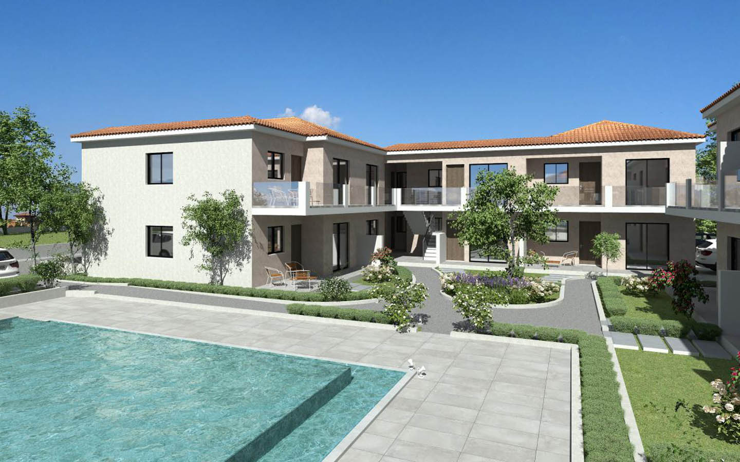 2-Bedroom Sea view apartment close to beach