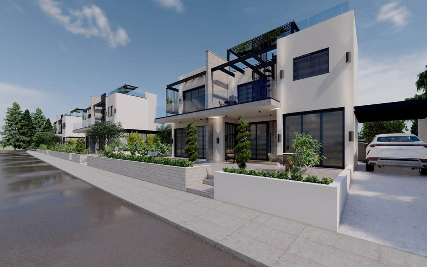 3-Bedroom Villa with a Private Pool and Its Own Rooftop Lounge