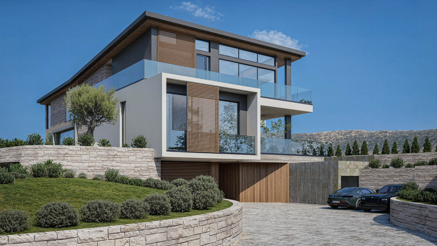 new-sea-view-villa-property-for-sale-paphos-cyprus-golf-course11 5-Bedroom Villa with a Private Pool on Golf Course
