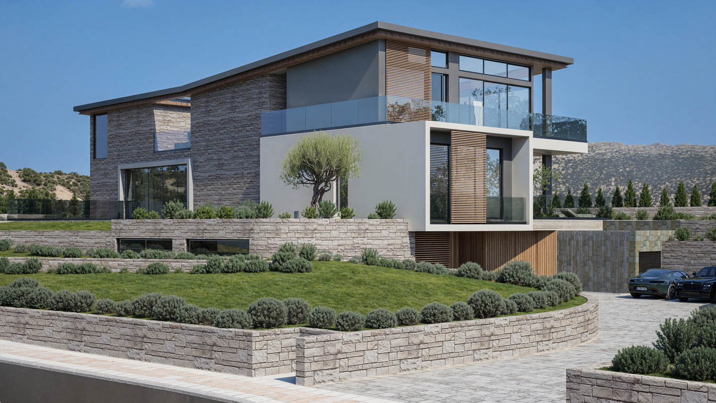 new-sea-view-villa-property-for-sale-paphos-cyprus-golf-course12 5-Bedroom Villa with a Private Pool on Golf Course