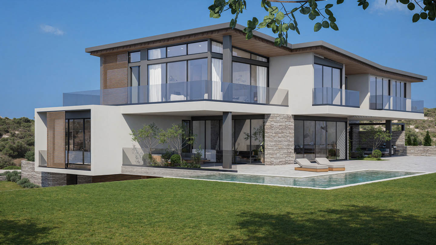 new-sea-view-villa-property-for-sale-paphos-cyprus-golf-course14 5-Bedroom Villa with a Private Pool on Golf Course