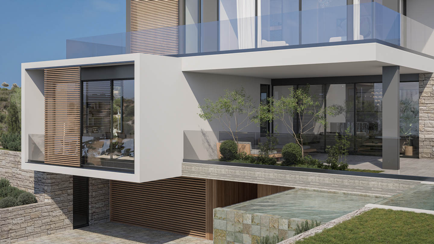 new-sea-view-villa-property-for-sale-paphos-cyprus-golf-course2 5-Bedroom Villa with a Private Pool on Golf Course