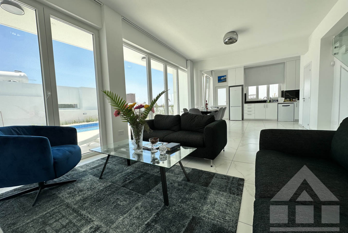 3-Bedroom Villa with a Private Pool and Contemporary Architectural Design